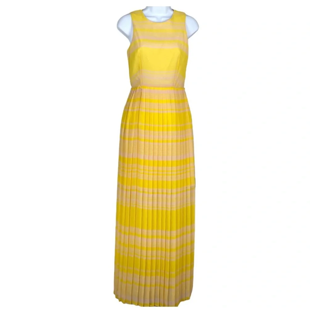 French Connection London Rock Yellow Maxi Dress - Picture 2 of 3